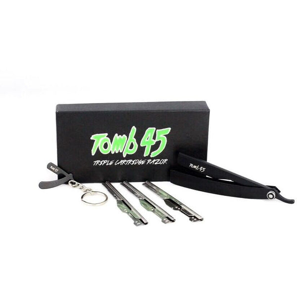 Tomb45 Triple Cartridge Razor Holder - Black