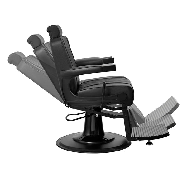 Rogers Barber Chair - Matte Black