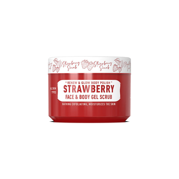 IMMORTAL Strawberry Face & Body Gel ScrubRenew & Glow Body Polish