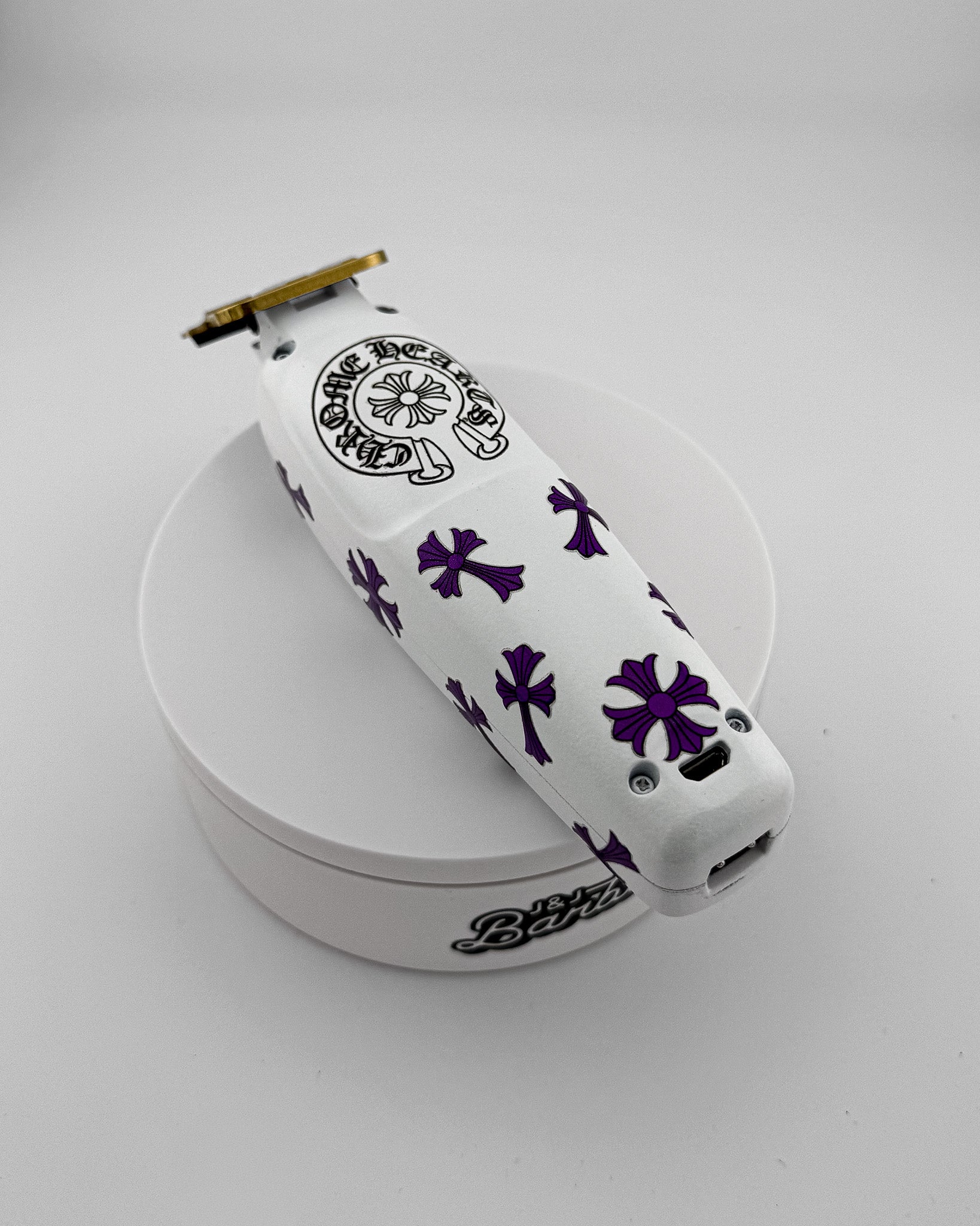 Custom Saber Trimmer - White & Purple CH
