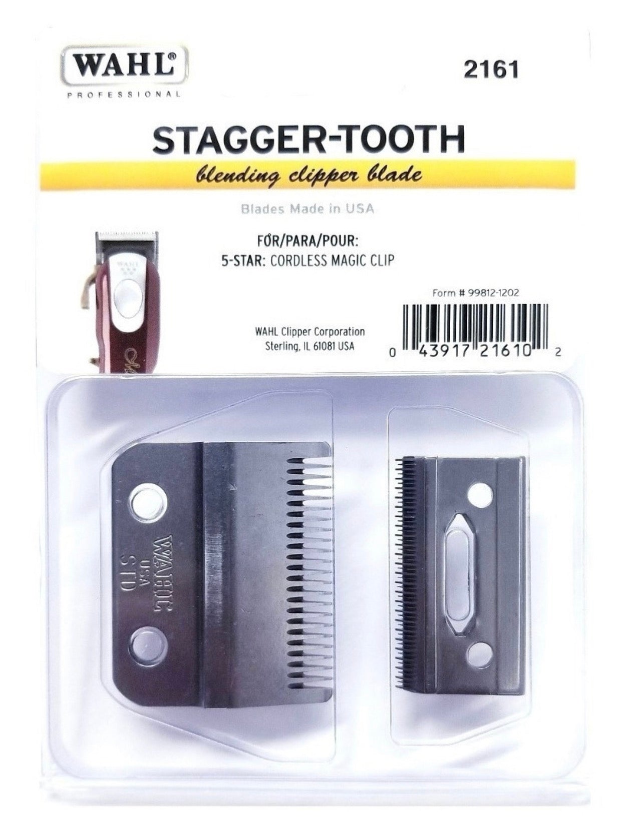 Wahl Magic Clip Stagger Tooth Blending Replacement Clipper Blade