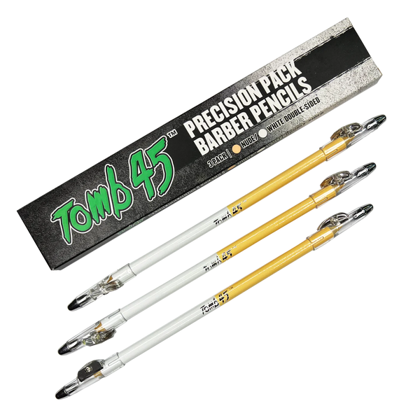 TOMB45 Precision Barber Pencils - 3 Pack