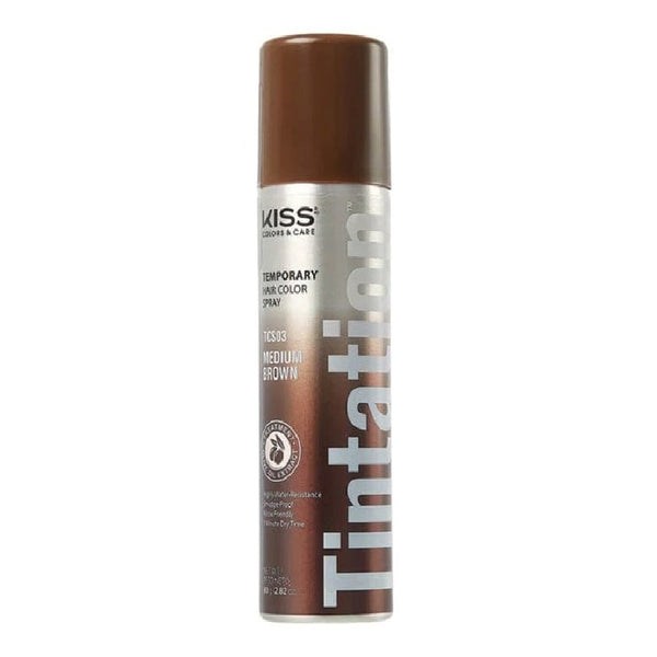 Kiss Tintation Temporary Color Spray - Darkest Brown 2.82 oz