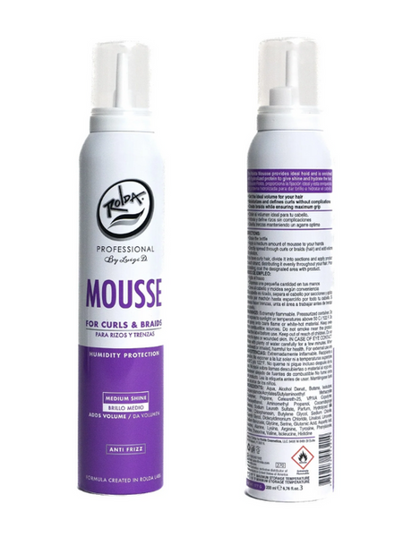 Rolda - Hair Mousse for Curly Hair & Braids 6.76oz | 200ml