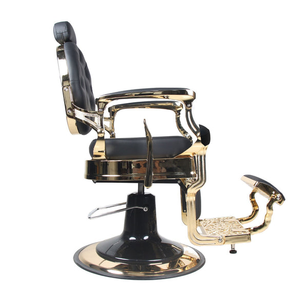 HADES Gold Vintage Style Barber Chair