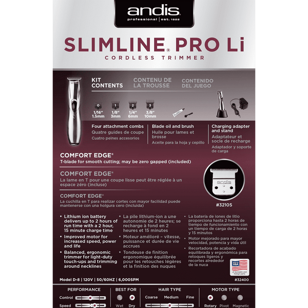 Pro Li T-Blade Trimmer Chrome 