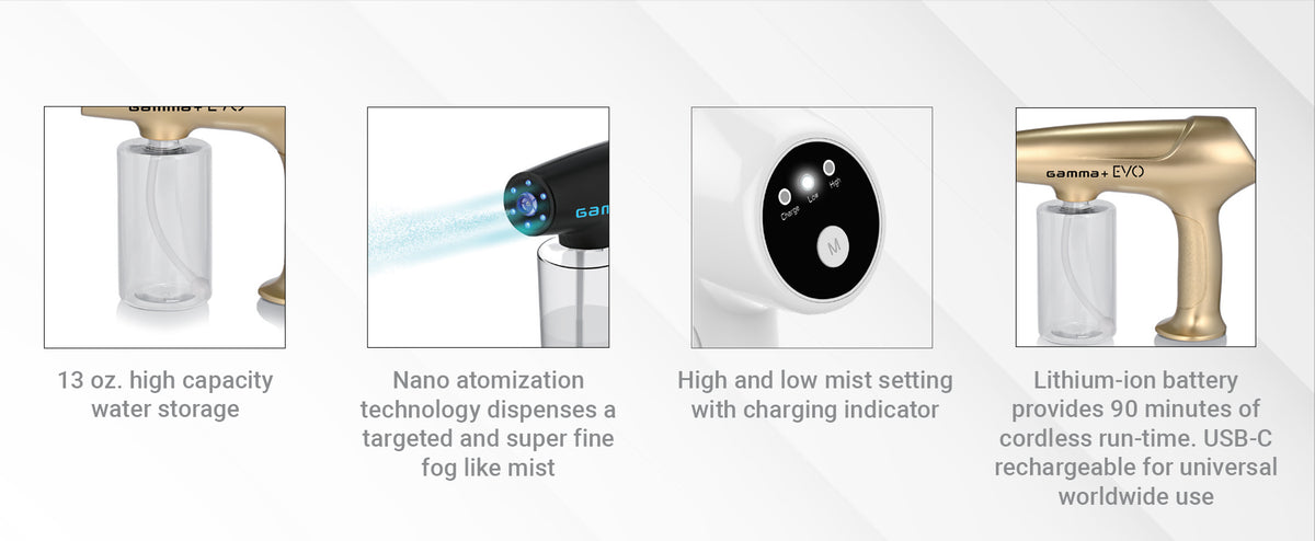 Gamma Evo Nano Mister Spray System - Black