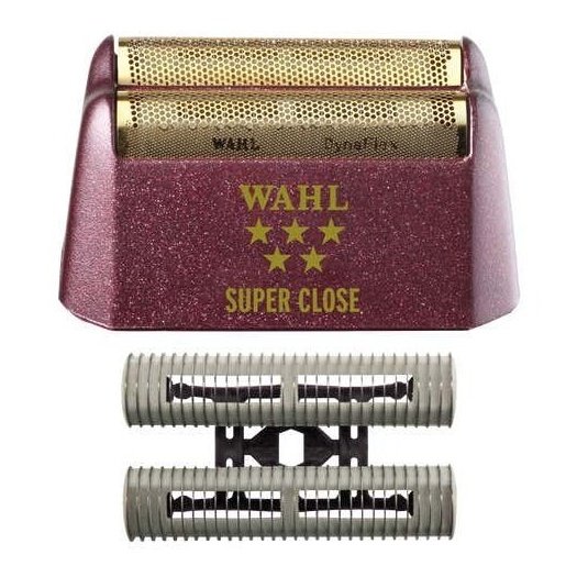 Wahl Shaver Shaper Replacement Foil & Cutter Bar Red - Super Close - Gold Foil Cutter Bar