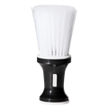 Scalpmaster Neck Duster with Powder Dispenser, White Nylon #ND-7