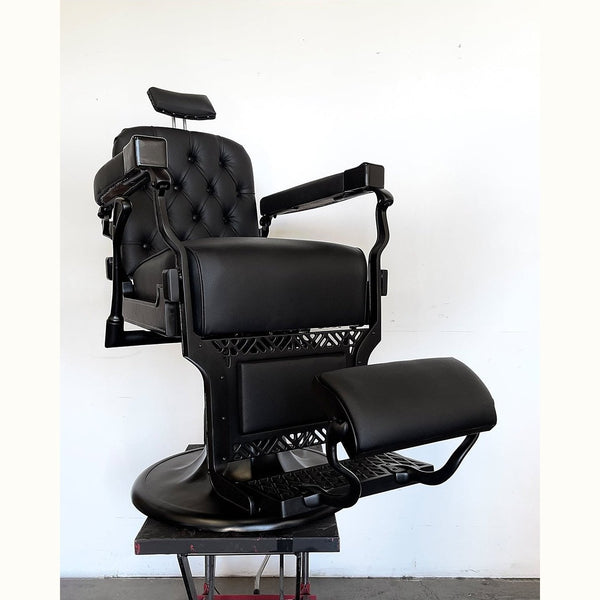 Custom Black Koken Barber Chair 