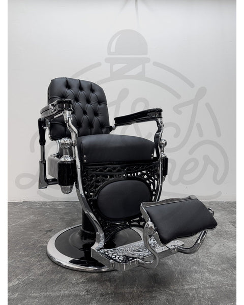 Vintage Theo A Kochs - Chrome on Gloss Black