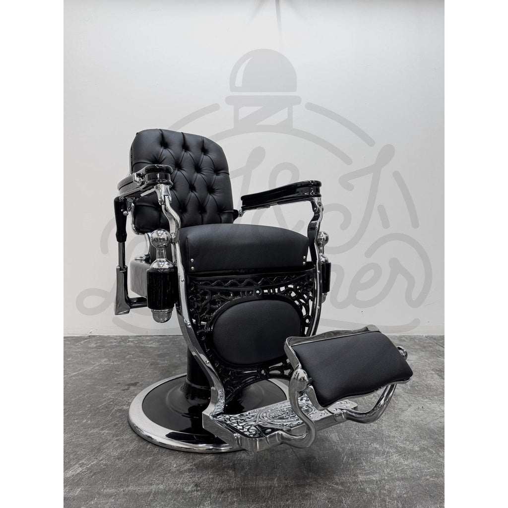 Vintage Theo A Kochs - Chrome on Gloss Black