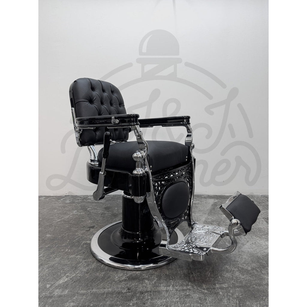 Vintage Theo A Kochs - Chrome on Gloss Black