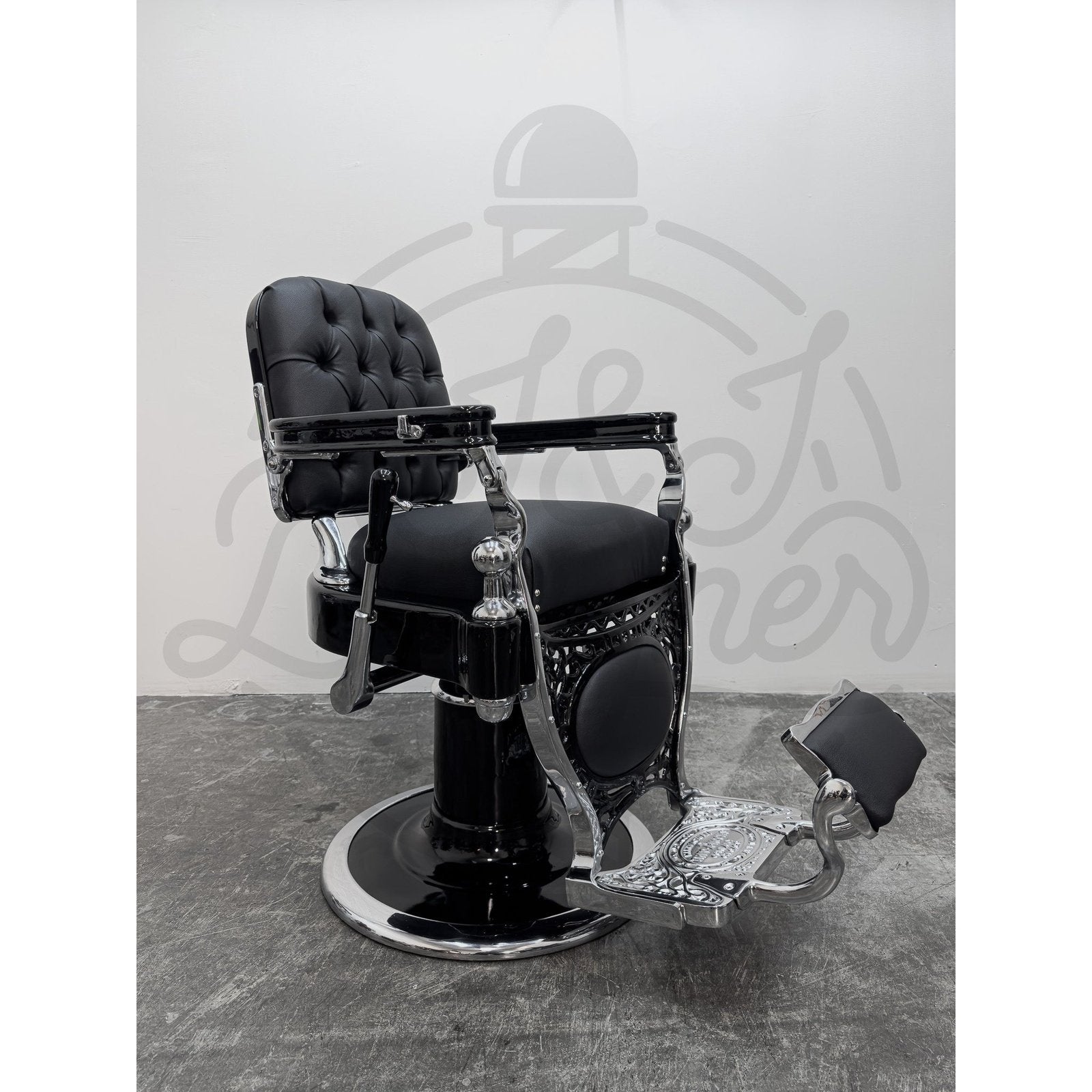 Vintage Theo A Kochs - Chrome on Gloss Black