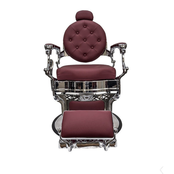 VULCAN Chrome Vintage Style Barber Chair