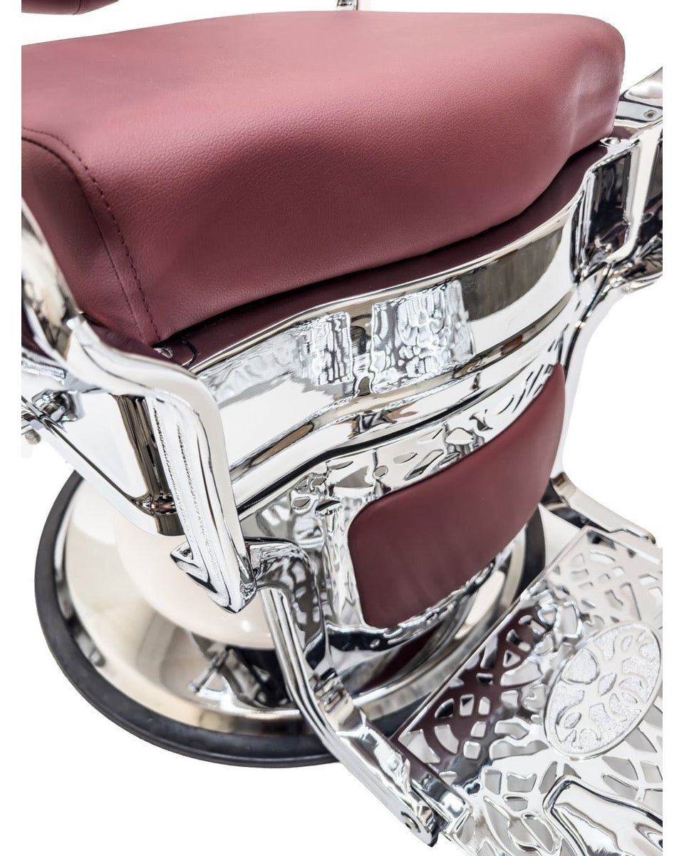 VULCAN Chrome Vintage Style Barber Chair