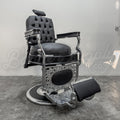 Vintage Theo A Kochs Barber Chair - Super Chrome Paint