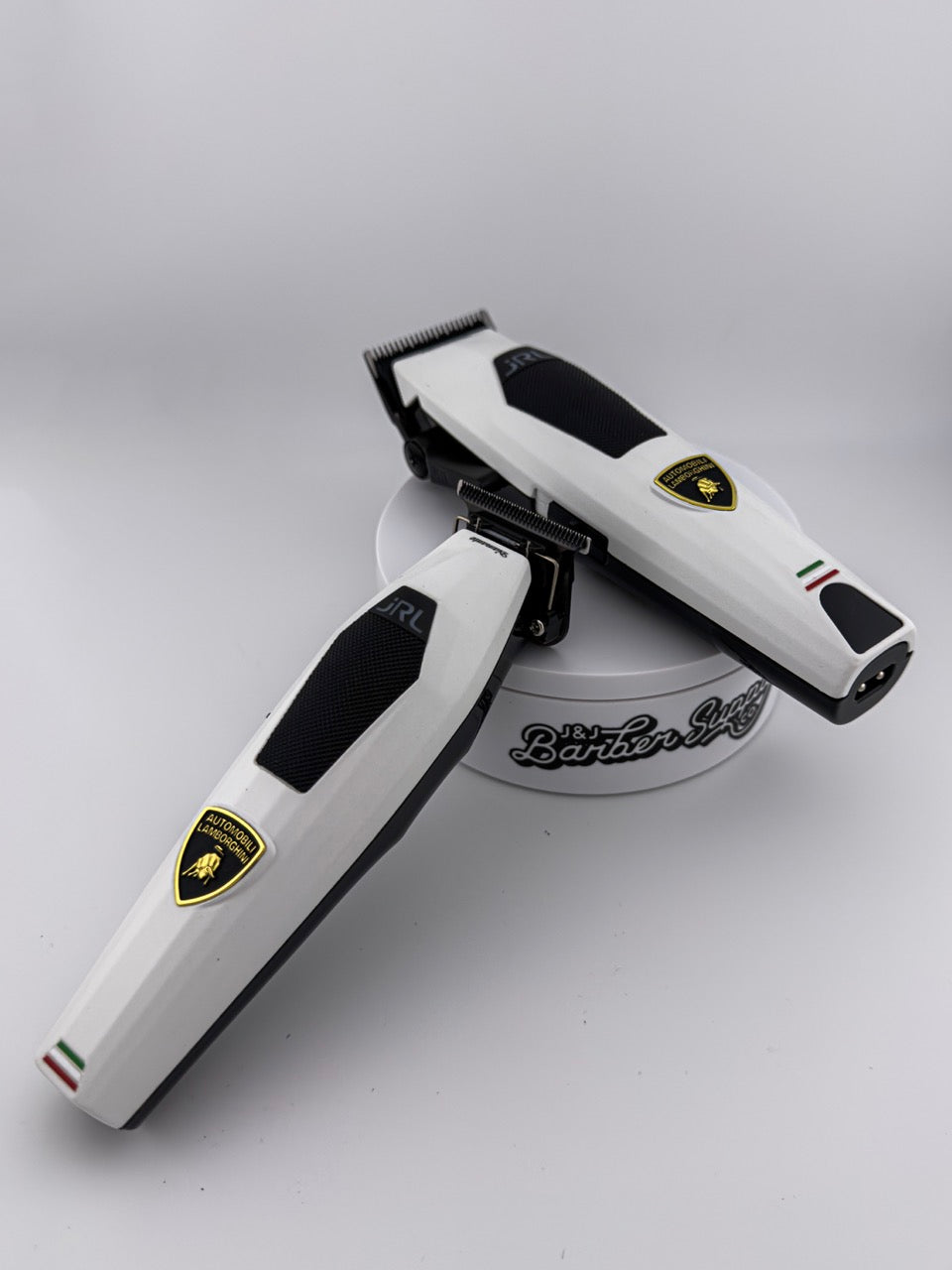 Custom JRL Diamante Clipper and Trimmer Set - White