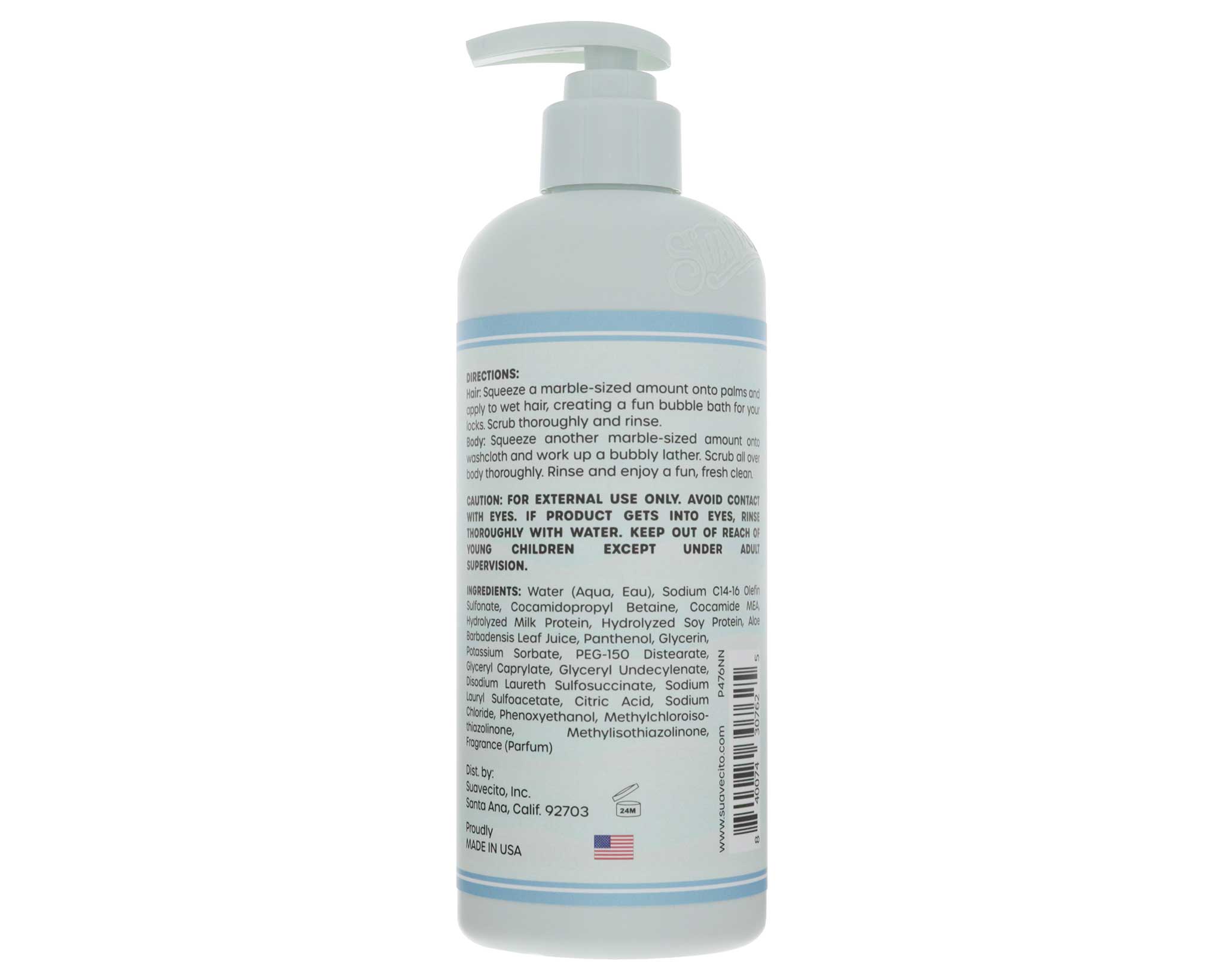 Kid's 3-in-1 Shampoo, Conditioner, Body Wash - Back
