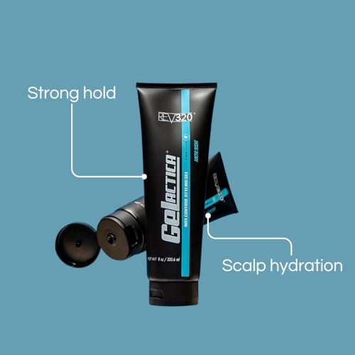 Max Control Hair Gel for Men, Alcohol-Free, Strong Hold Styling Gel, Natural Extracts for Long-Lasting Hold and Shine, Slick Back Hair Style 18 oz|B08JPX57Z1