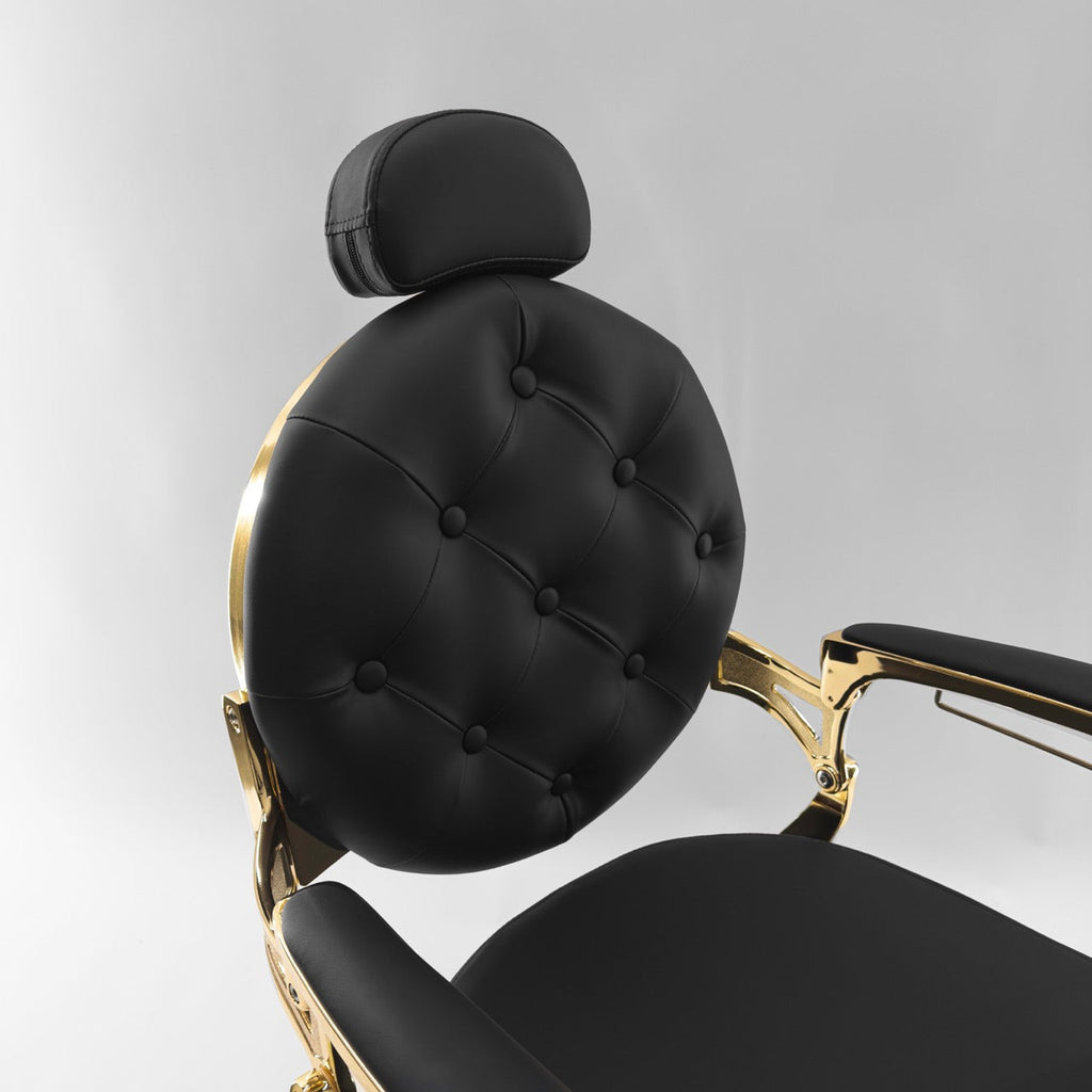 ROYALE Gold Vintage Style Barber Chair