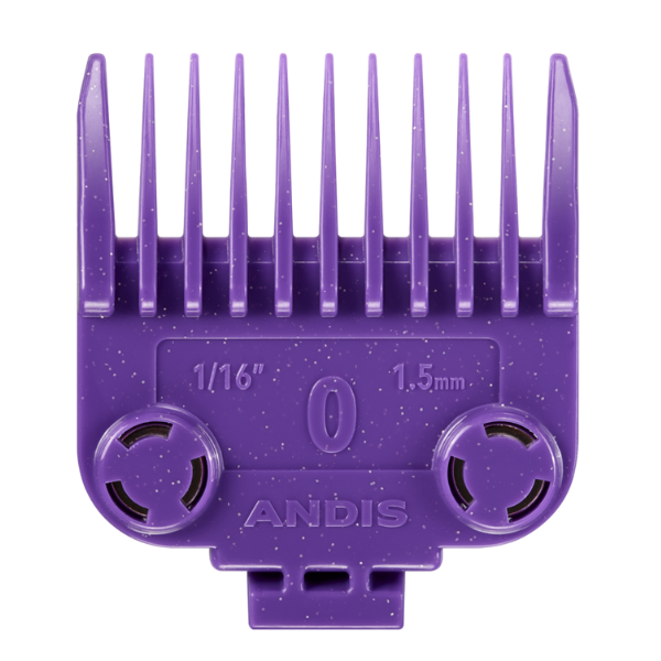 Andis Master Dual Magnetic Attachment Comb Purple OG Zero #0 Guard