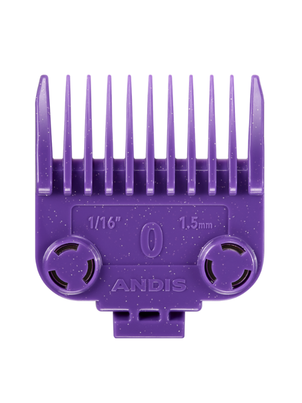 Andis Master Dual Magnetic Attachment Comb Purple OG Zero #0 Guard