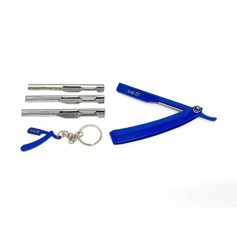 Tomb45® Triple Cartridge Razor Holder - Blue