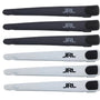 JRL Hair Clips - Gorilla Croc Clips - 6 Pack Grey & White JRL-HC01