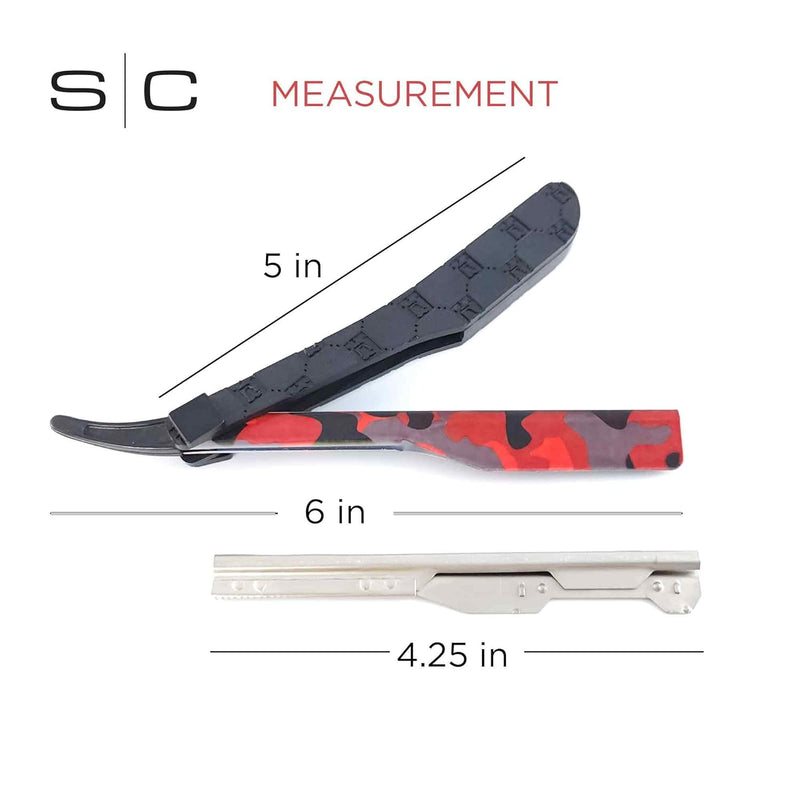 StyleCraft Camo Line Straight Edge Razor Tool