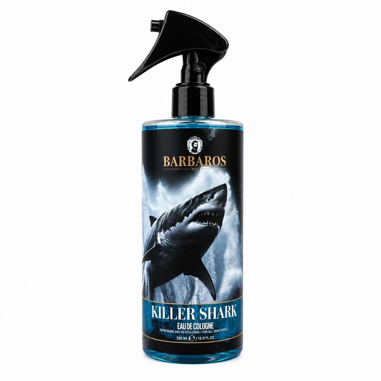 Barbaros Killer Shark Aftershave Cologne 500ml