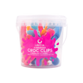 Colortrak Bucket of Clips 12pk 8 reg, 4 jumbo, rubberized