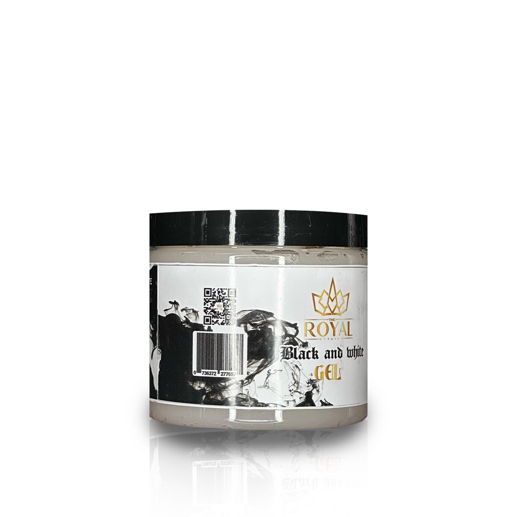 The Royal Black And White Gel