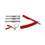 Tomb45® Triple Cartridge Razor Holder - Red