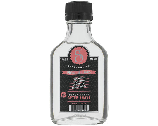 Suavecito Premium Blends Aftershave Black Amber 3.3 oz