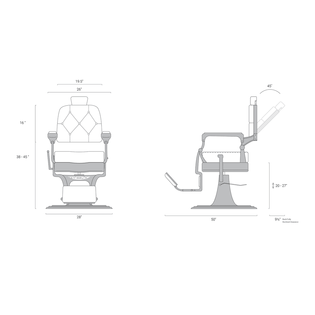 Alden Barber Chair (#ADMS)