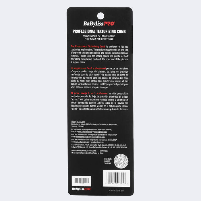 BaBylissPRO Professional Texturizing Comb