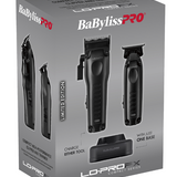 BaBylissPRO hair trimmer set packaging on a white background