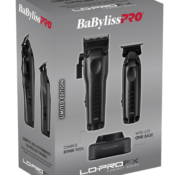 BaBylissPRO hair trimmer set packaging on a white background