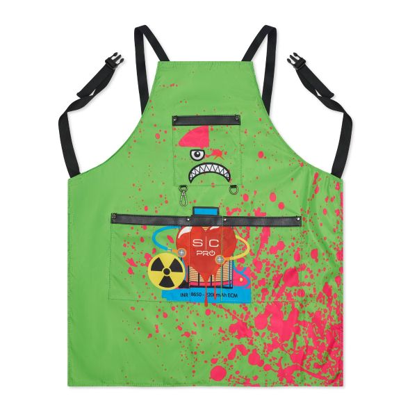 Stylecraft Radioactive Barber & Stylist Apron - Green