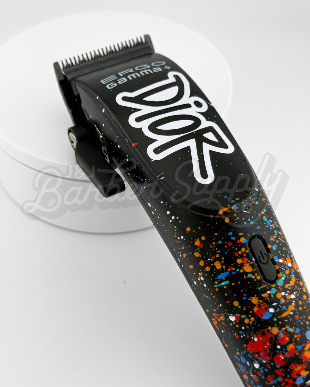 Custom Ergo Clipper - Dior Multi Color Splatter