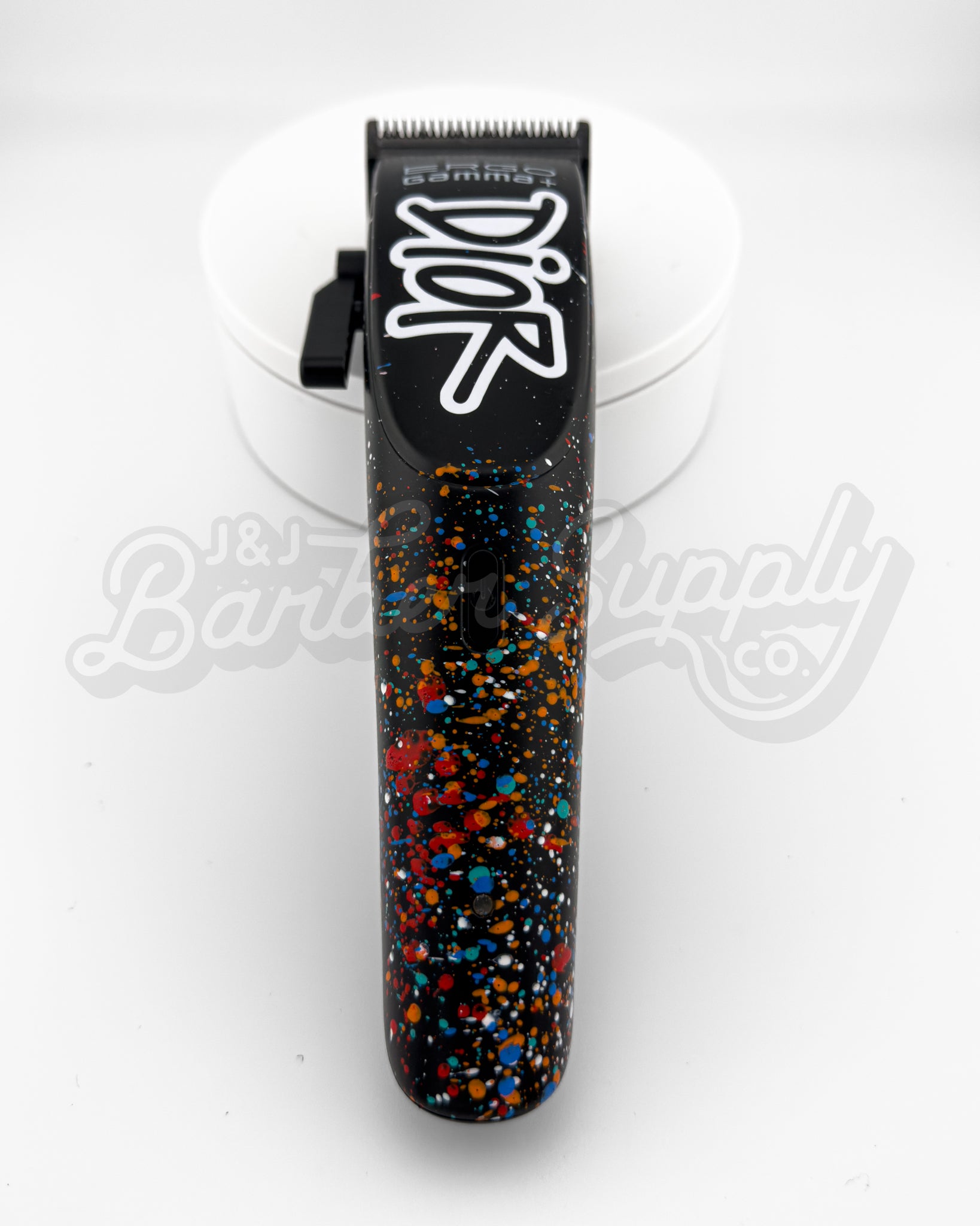 Custom Ergo Clipper - Dior Multi Color Splatter
