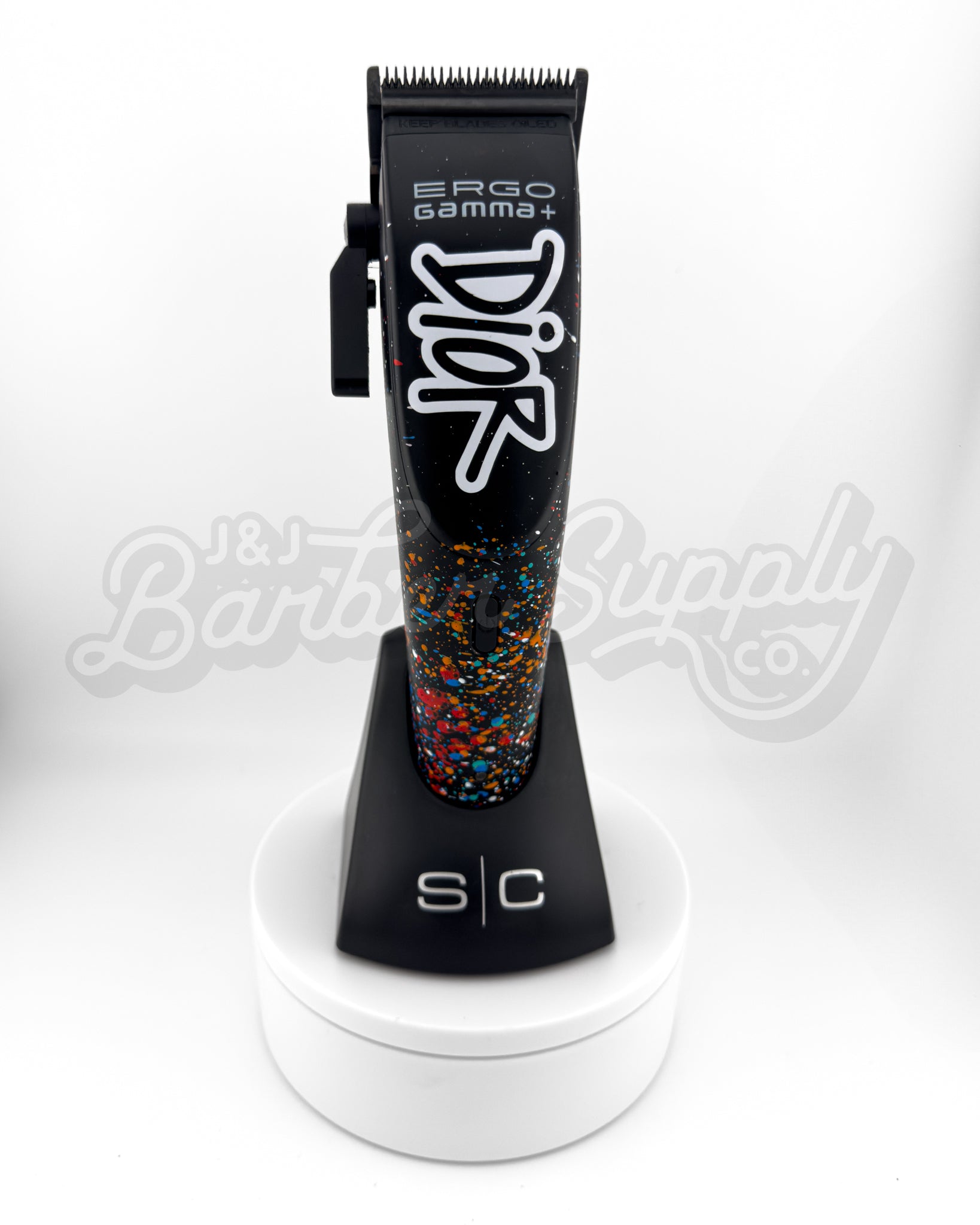 Custom Ergo Clipper - Dior Multi Color Splatter