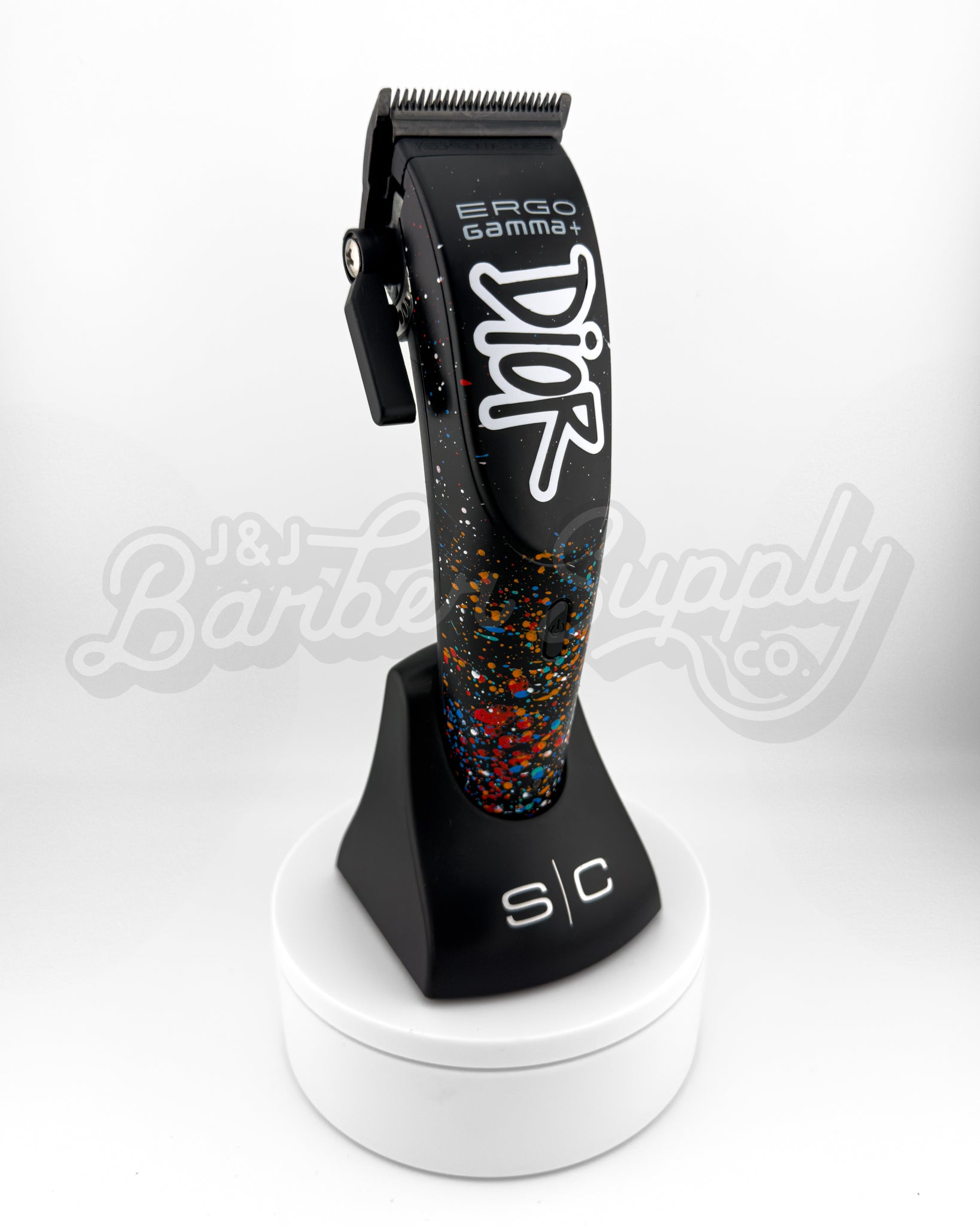 Custom Ergo Clipper - Dior Multi Color Splatter