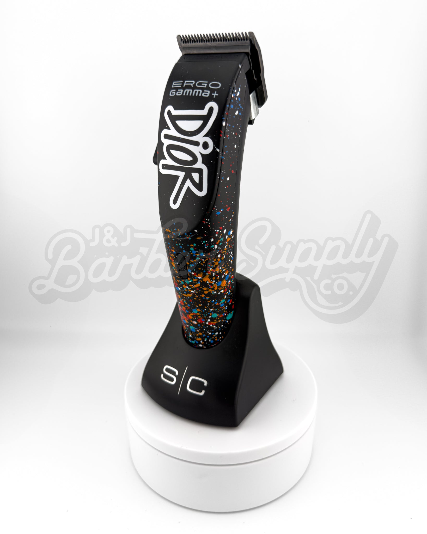 Custom Ergo Clipper - Dior Multi Color Splatter