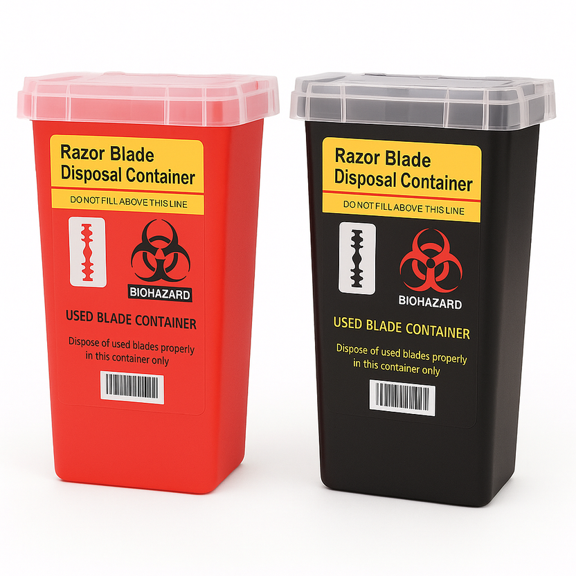Blade Disposal Container – Designer Barber Products
