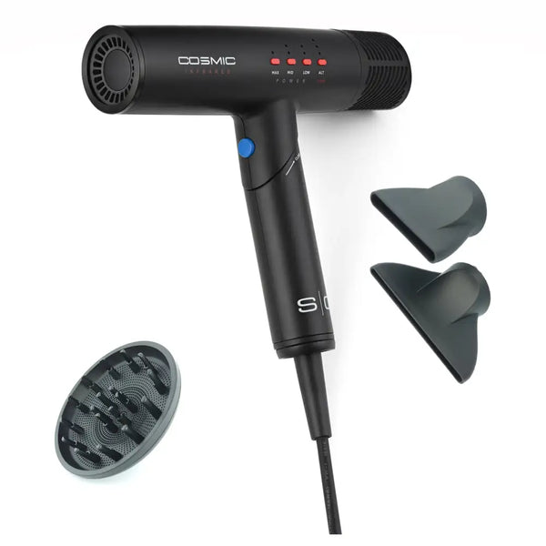 StyleCraft Cosmic - Professional Hair Dryer Digital Brushless Motor Ultra-Lightweight Infrared Technology