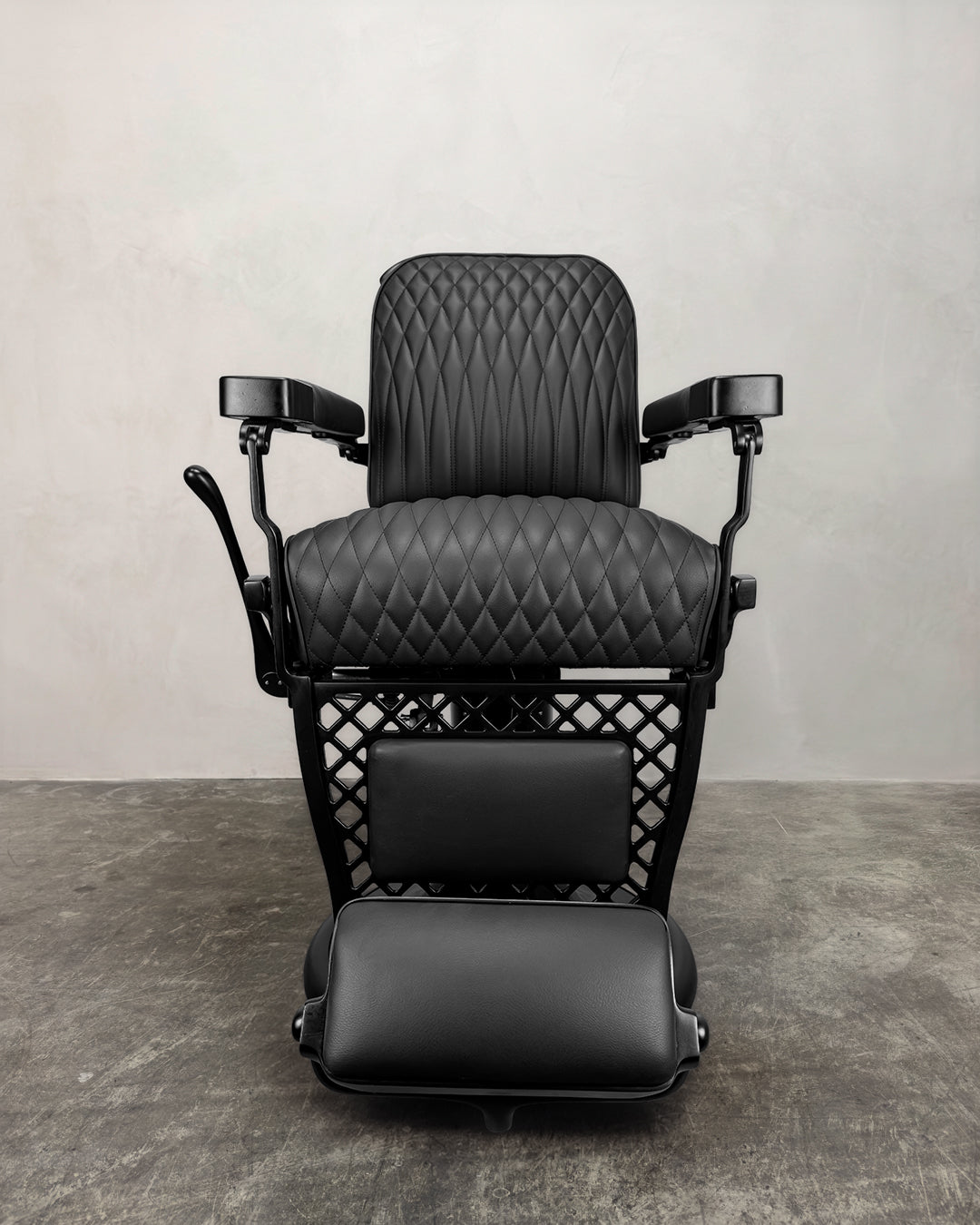 Vintage Emil J Paidar Chair - Matte Black with Alsace Stitching