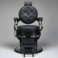 LEGACY Matte Black Vintage Style Barber Chair