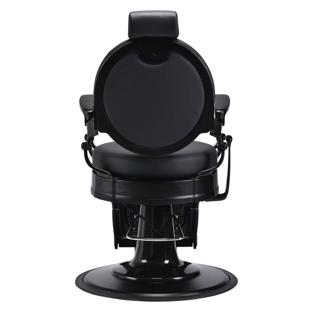 LEGACY Matte Black Vintage Style Barber Chair